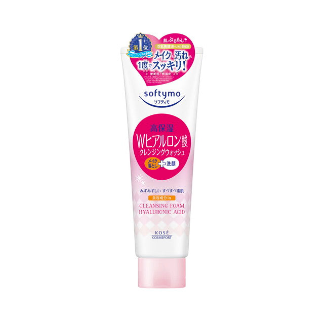Kose Softymo Cleansing Foam Hyaluronic acid Make-Up Remover & Wash 230g